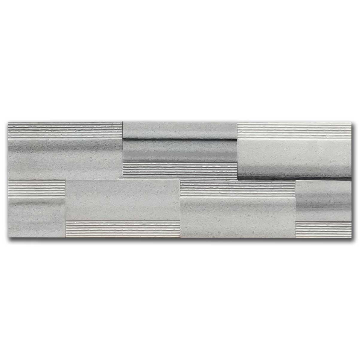 мозайка Зебра Лайндроу – Полиран Мрамор 14x42 см | Ексклузивен Естествен Камък