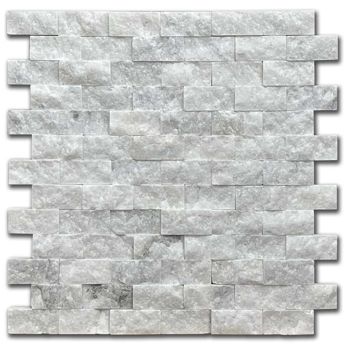 мозайка Карера – Глиц Мрамор 2.5x5 см | Ексклузивен Естествен Камък