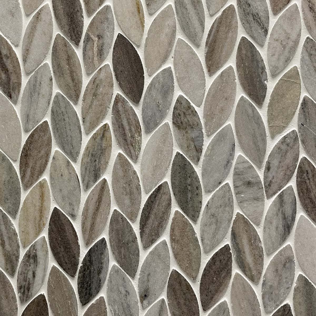 мозайка Палисандро Лист – Шлайфан Мрамор 29x31 см | Ексклузивен Естествен Камък