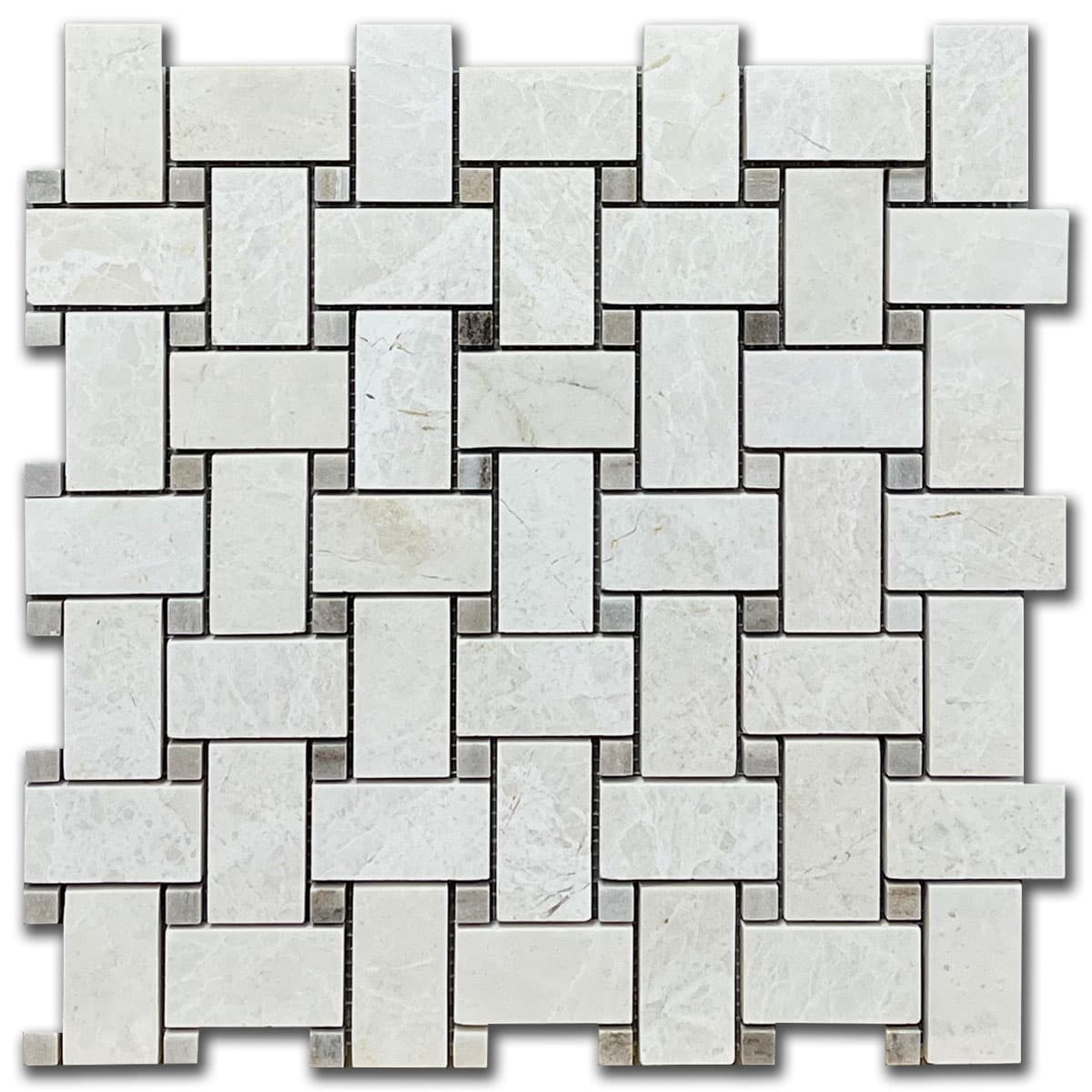 мозайка Корбел Ида (ванилла И Палисандро Микс) – Полиран Мрамор 30.5x30.5 см | Ексклузивен Естествен Камък