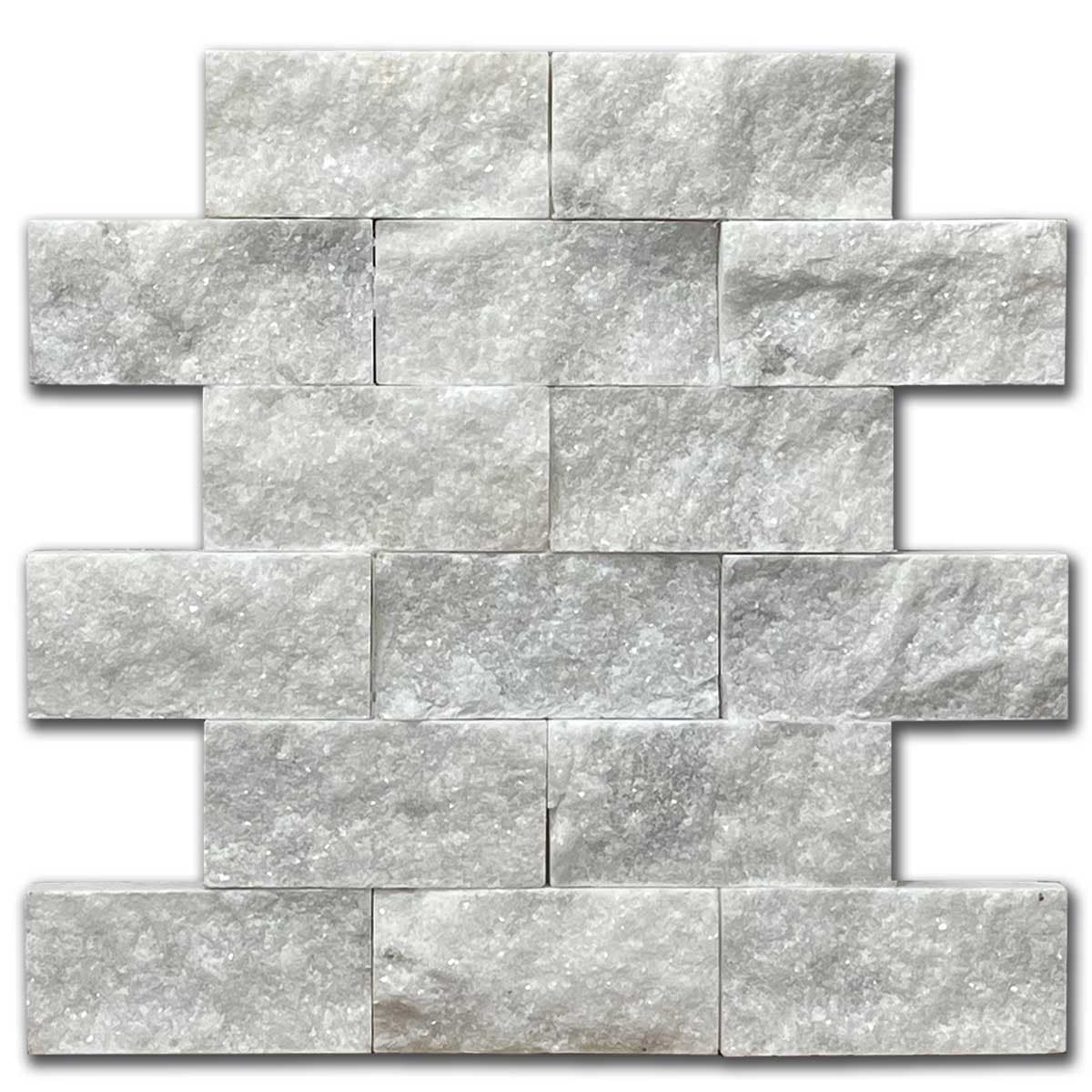 мозайка Карера – Глиц Мрамор 5x10 см | Ексклузивен Естествен Камък