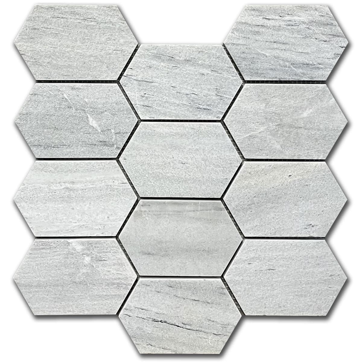 мозайка Солто Пикът – Шлайфан Мрамор 7.5x12.5 см | Ексклузивен Естествен Камък