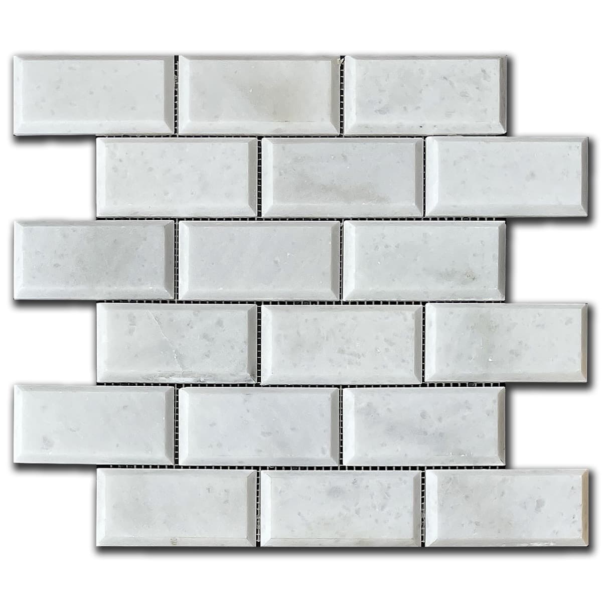 мозайка Карера Анте – Шлайфан Мрамор 5x10 см | Ексклузивен Естествен Камък