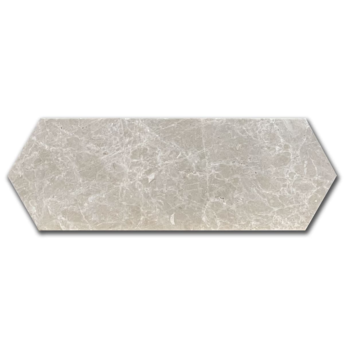 еге Беж Пикът – Полиран Мрамор 10x30 см | Ексклузивен Естествен Камък