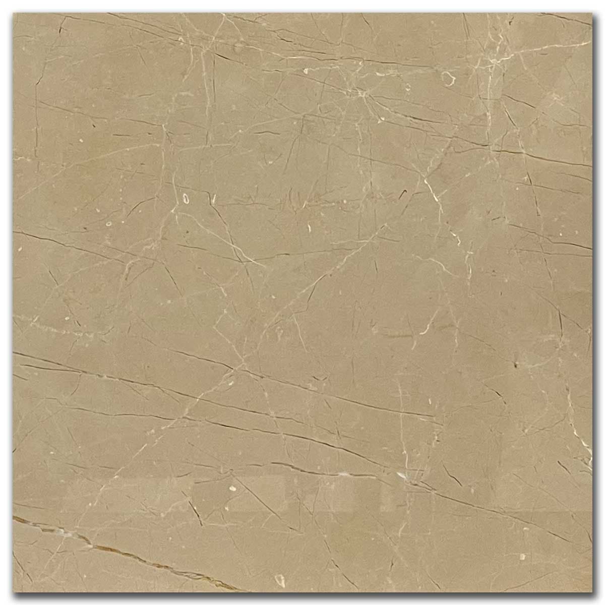 дарк Беж – Полиран Мрамор 30.5x30.5 см | Ексклузивен Естествен Камък