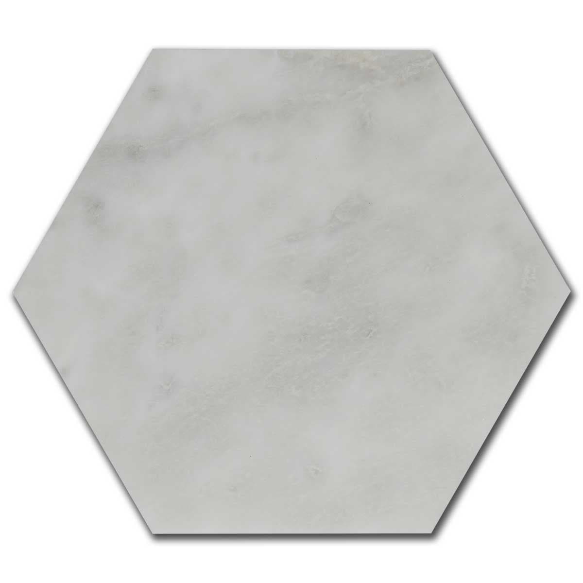 айсберг Хексагон – Полиран Мрамор 20.3x20.3 см | Ексклузивен Естествен Камък