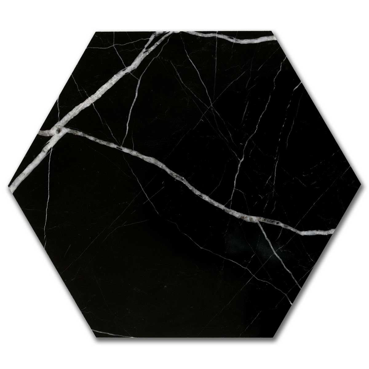 торос Хексагон – Полиран Мрамор 20.3x20.3 см | Ексклузивен Естествен Камък