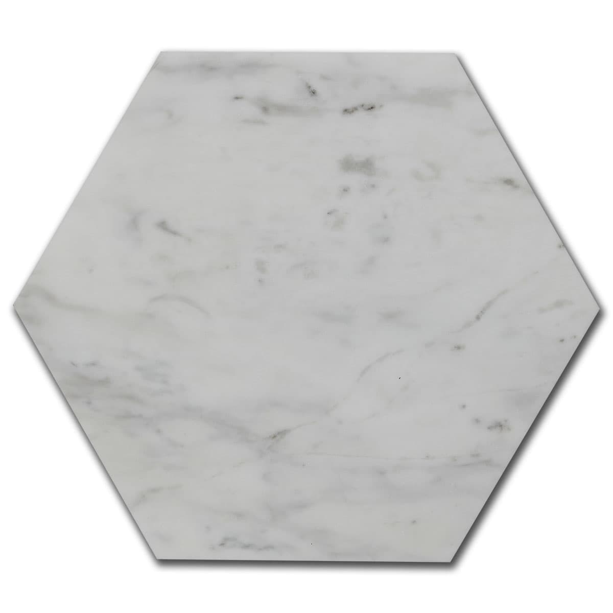 волакас Хексагон – Полиран Мрамор 20.3x20.3 см | Ексклузивен Естествен Камък
