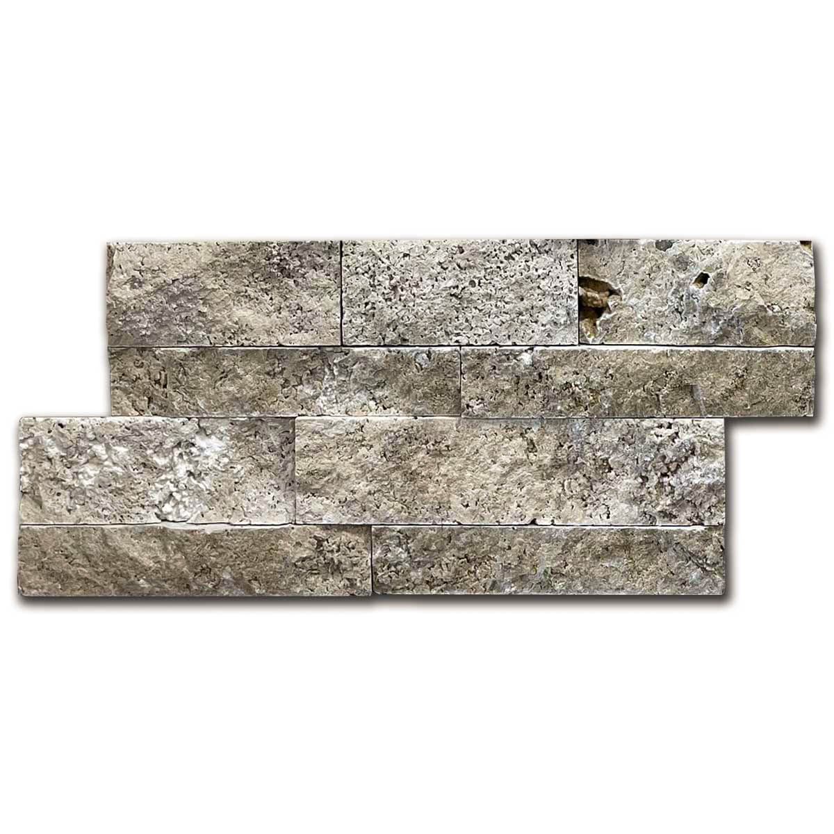 мозайка Айвори Леджстон – Глиц Травертин 15x30.5 см | Ексклузивен Естествен Камък