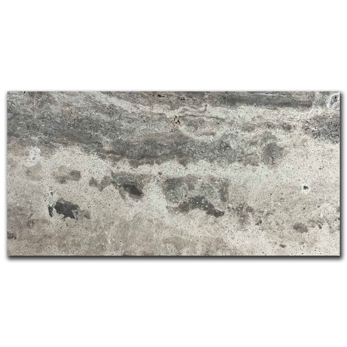 силвър Рем – Шлайфан Травертин 30x60 см | Ексклузивен Естествен Камък