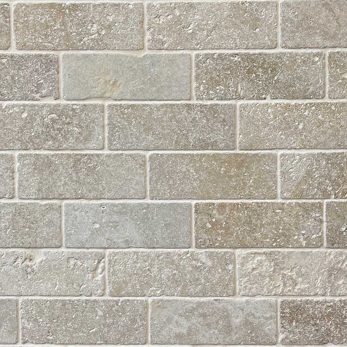 айвори Антикиран – Травертин 7.5x20.3 см | Ексклузивен Естествен Камък