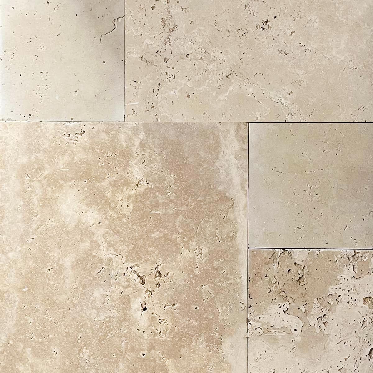 айвори Класик Френски Модул (модуларен Сет) Антикиран – Травертин | Ексклузивен Естествен Камък